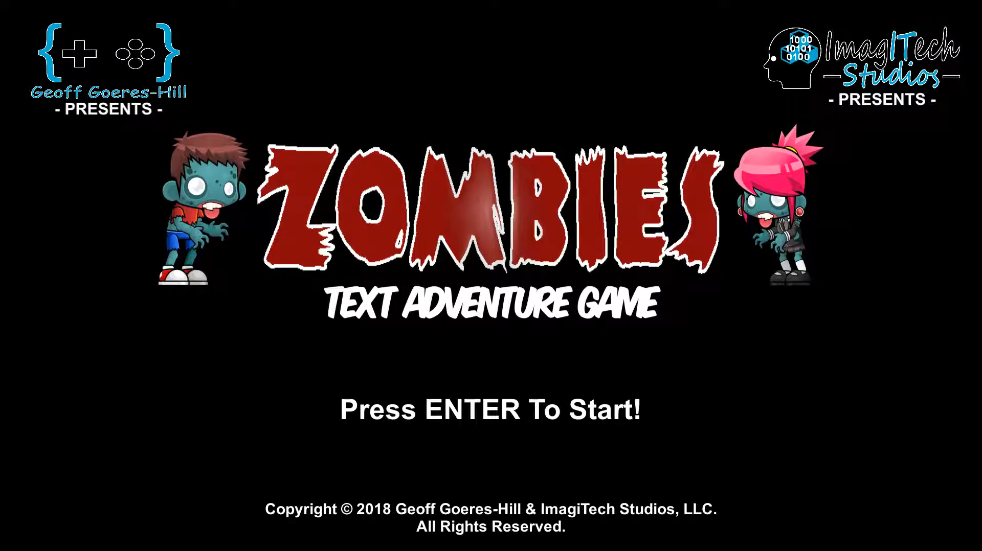 Zombies Text Adventure